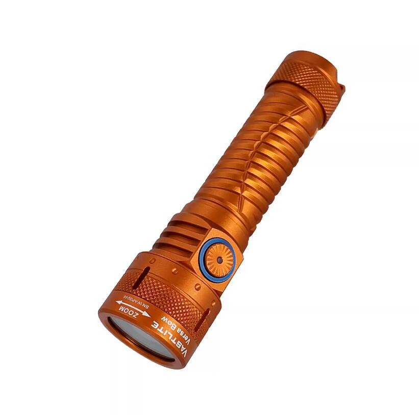 Vastlite Zoom LEP Flashlight 400 Lumen 3900 Feet Range USB Rechargeable Torch