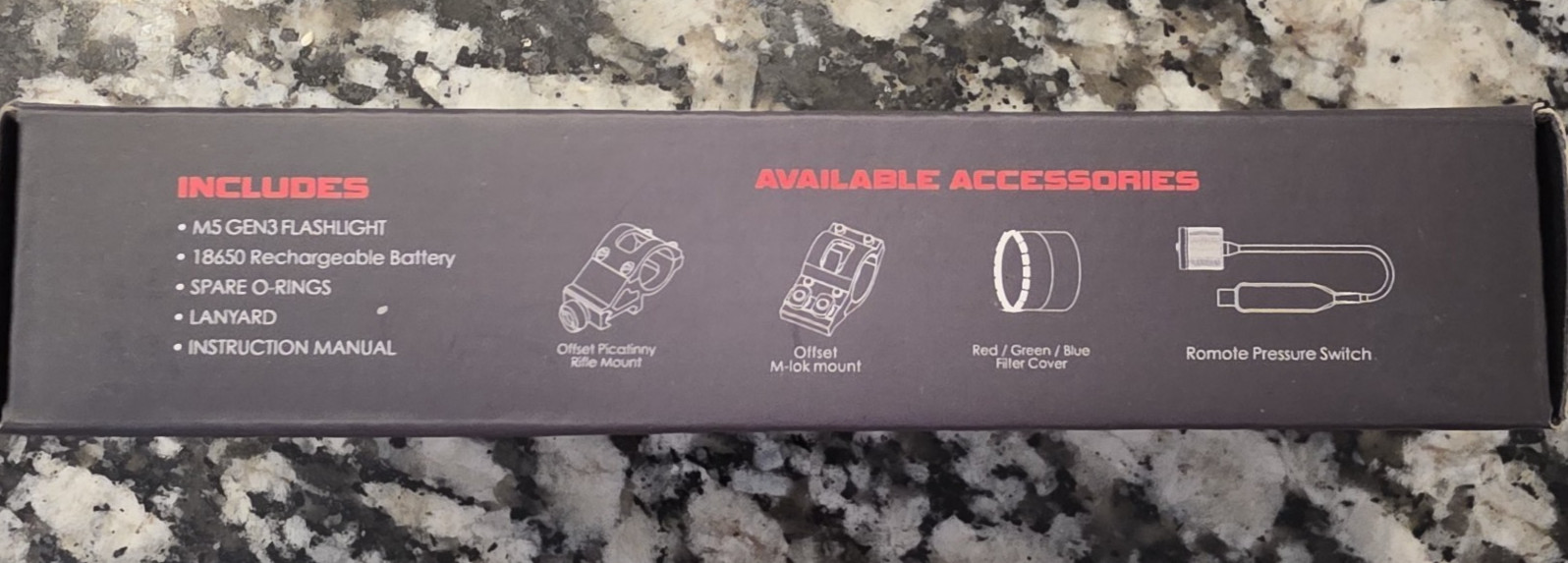 PowerTac M5 GEN3 2030 Lumens Rechargeable LED Flashlight, Magnetic Charging