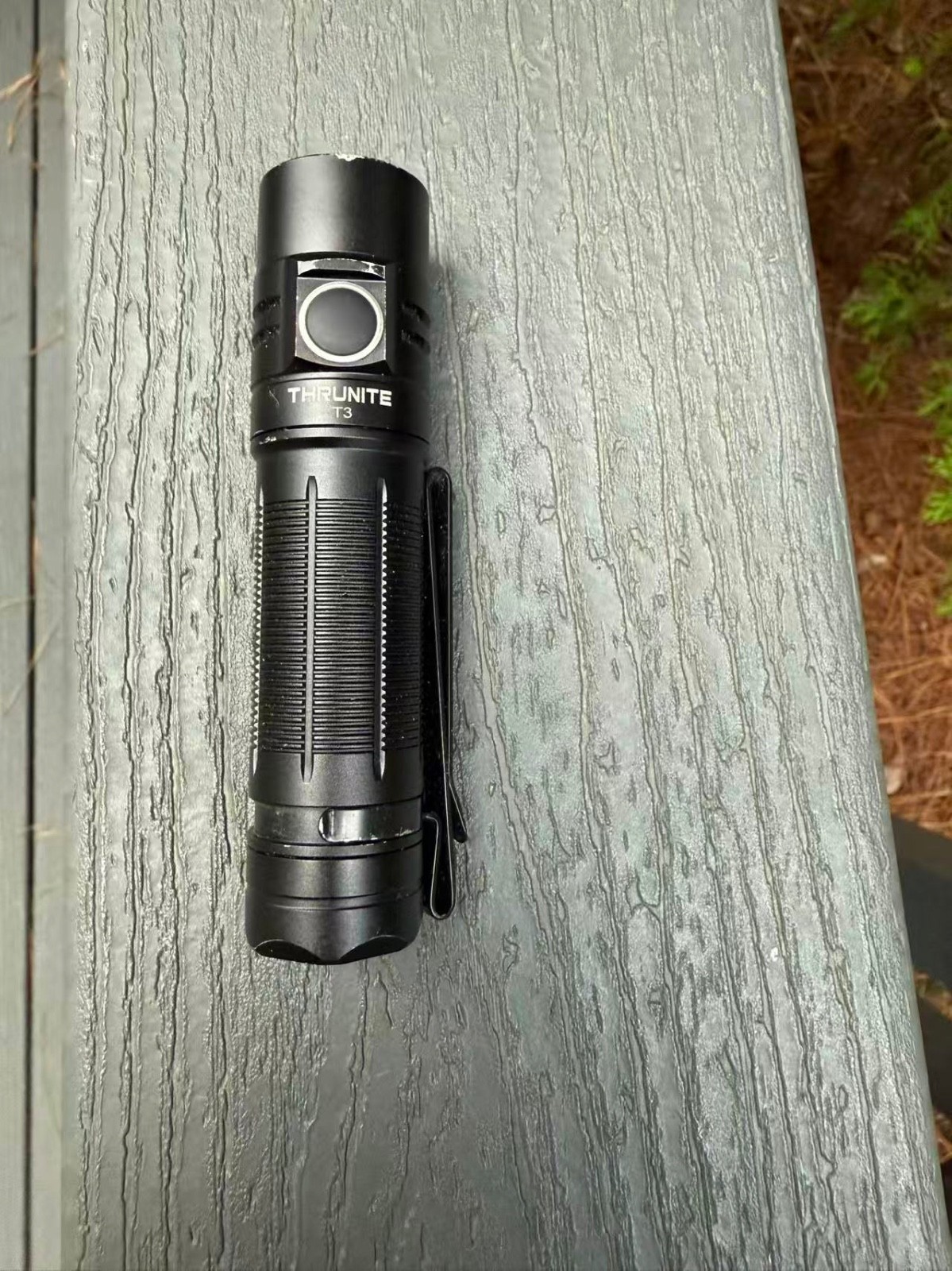 THRUNITE T3 2250 Lumens LED Flashlight Rechargeable USB Type C Black CW used