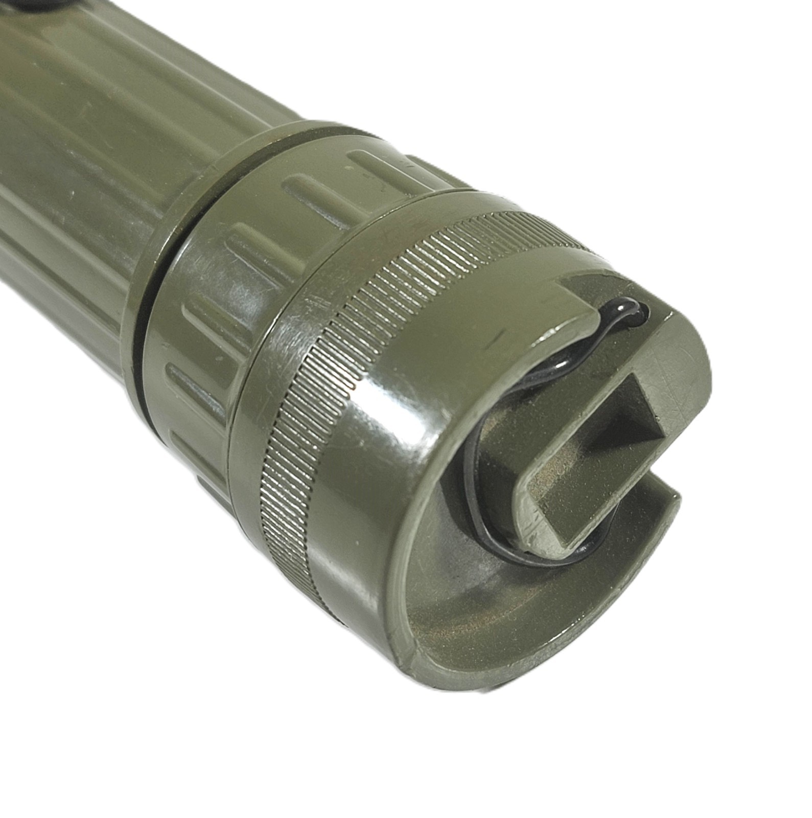 U.S. Military Flashlight G T Price MX-991/U Angle Head Olive Green Belt Clip