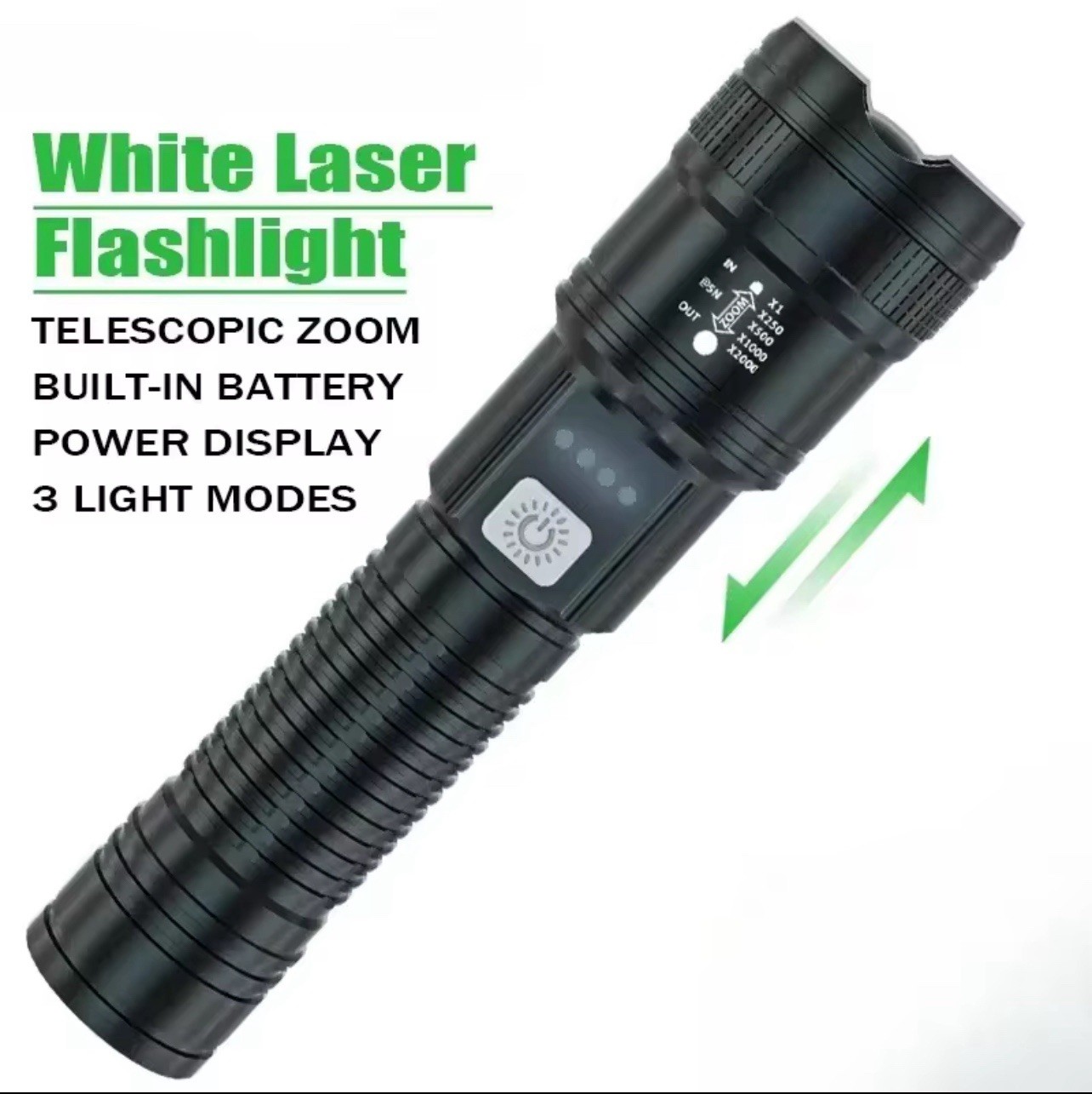 Powerful P70 Led Flashlights 5000LM Ultra Bright Light ( Built-in Battery)