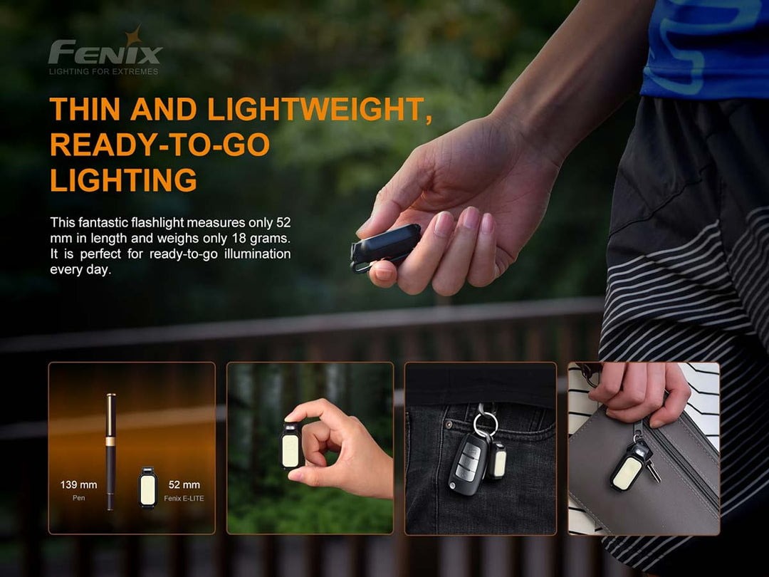 Fenix Lighting MINI-LITE 150 Lumens CA18 LED, Everlight 2835 LED : ELTBK