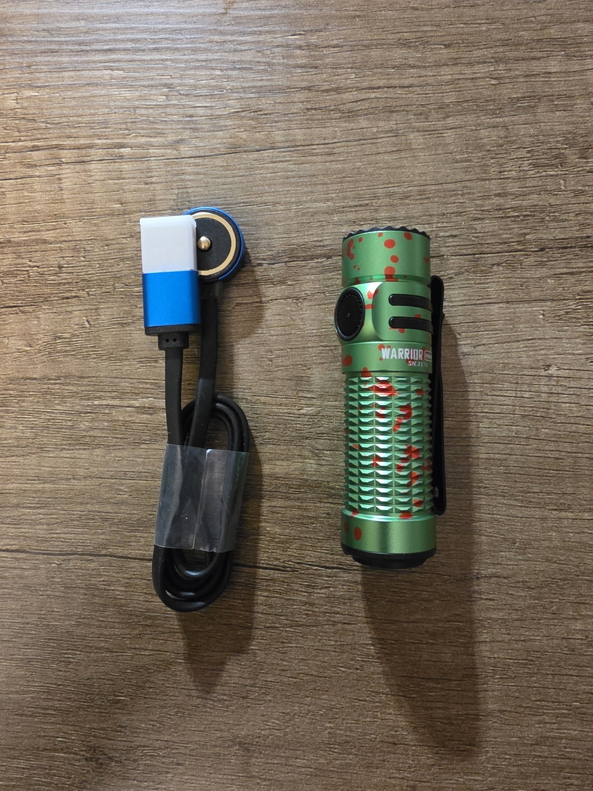 Olight Warrior Nano Zombie Green – LIMITED EDITION – DISCONTINUED – RARE