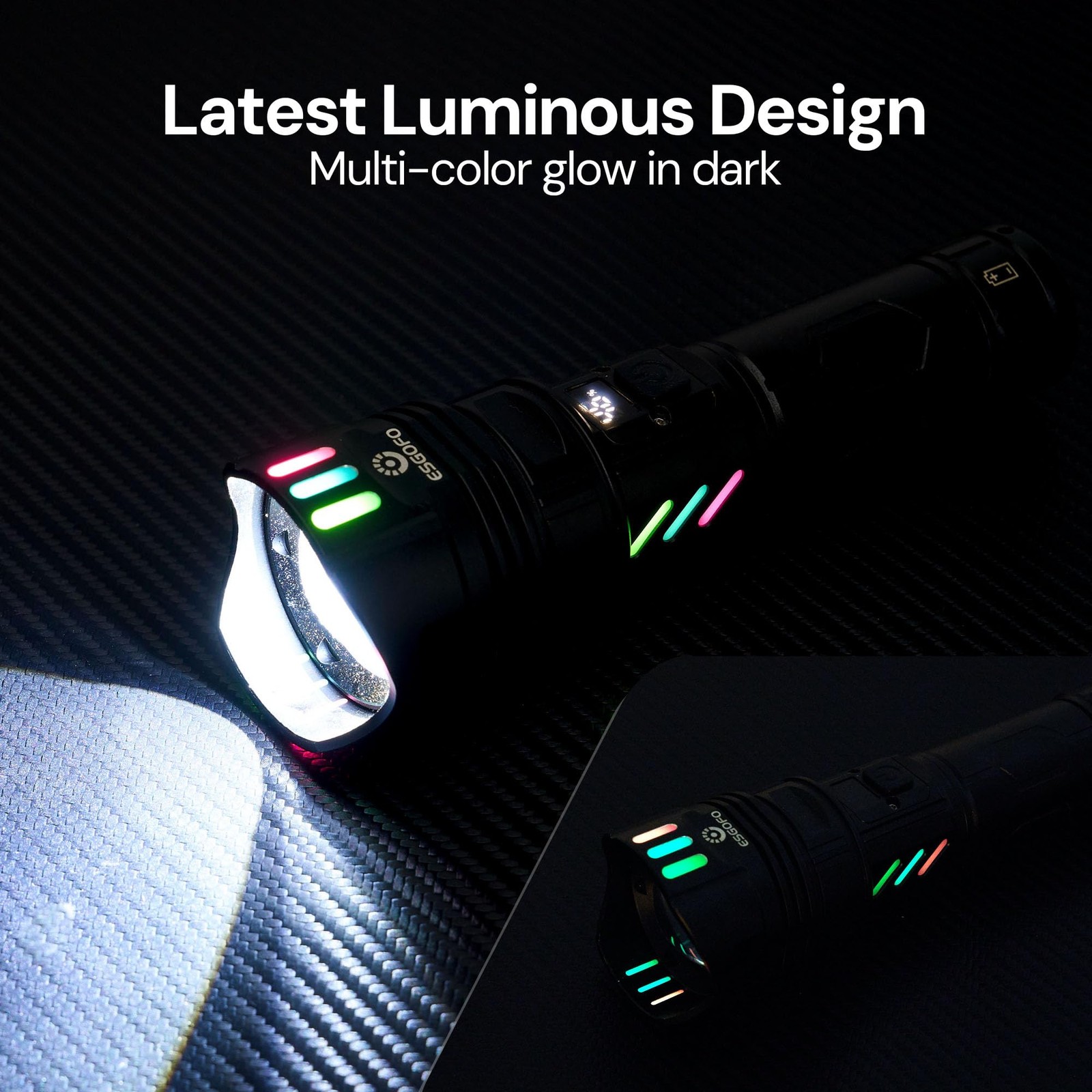 Super Bright Flashlight 100000 High Lumens Rechargeable,Powerful Long Distance
