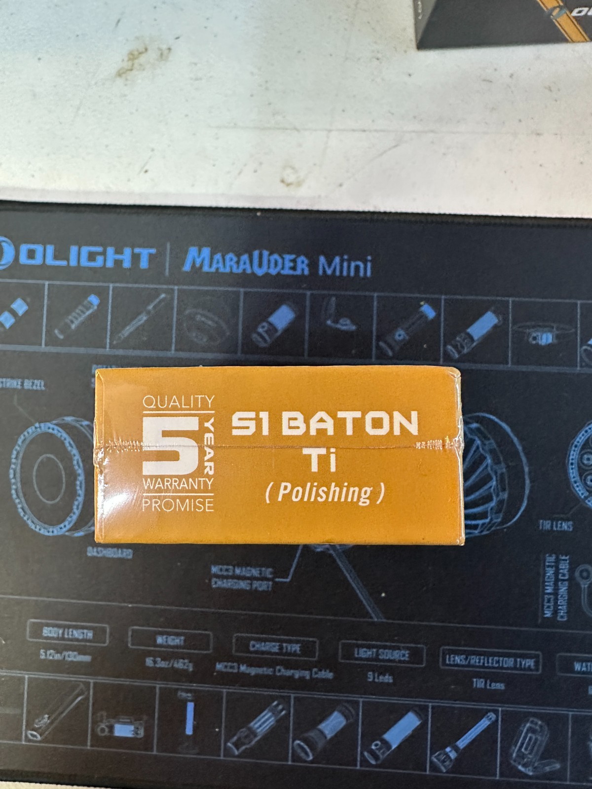Olight S1 Baton TI (polished) RARE