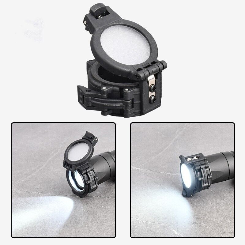 Flashlight IR Filter Torch Head IR Cover for Tactical M300 M600 Scout Light New