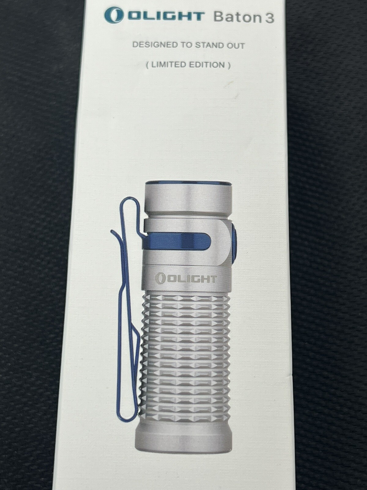 Olight Baton 3 1200 Lumens Handheld Flashlight – Silver BRAND NEW