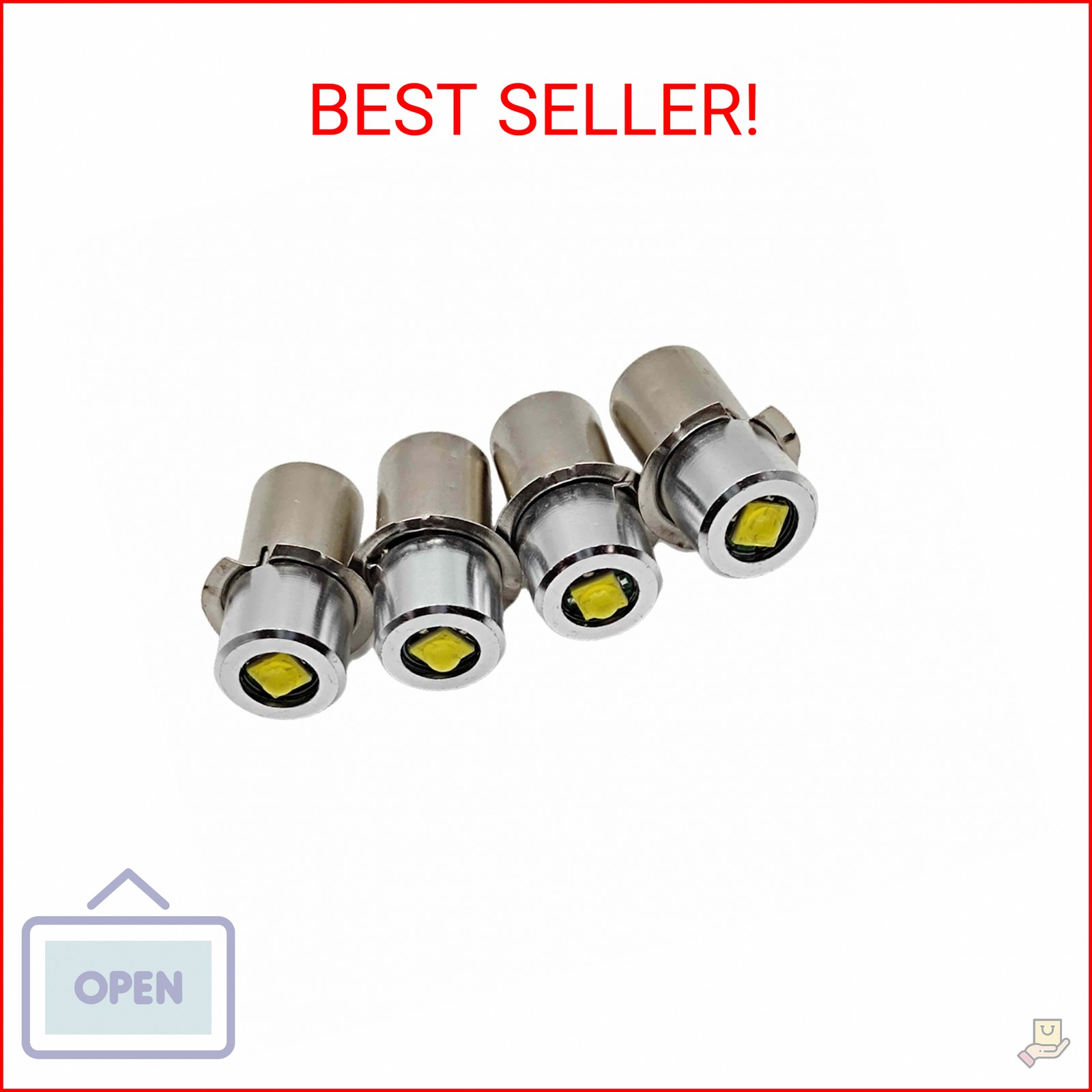 GLGYCB LED Conversion Kit for Maglite LED Bulb 2-4 Cell C/D, 3V 4.5V 6V Flashlig