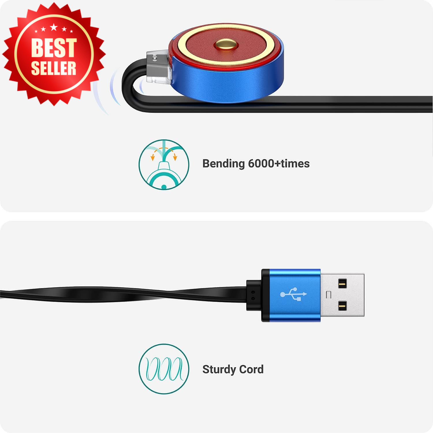 Replacement Olight MCC3 Magnetic Charger Baton3 Warrior Mini2 Seeker 3 Pro US