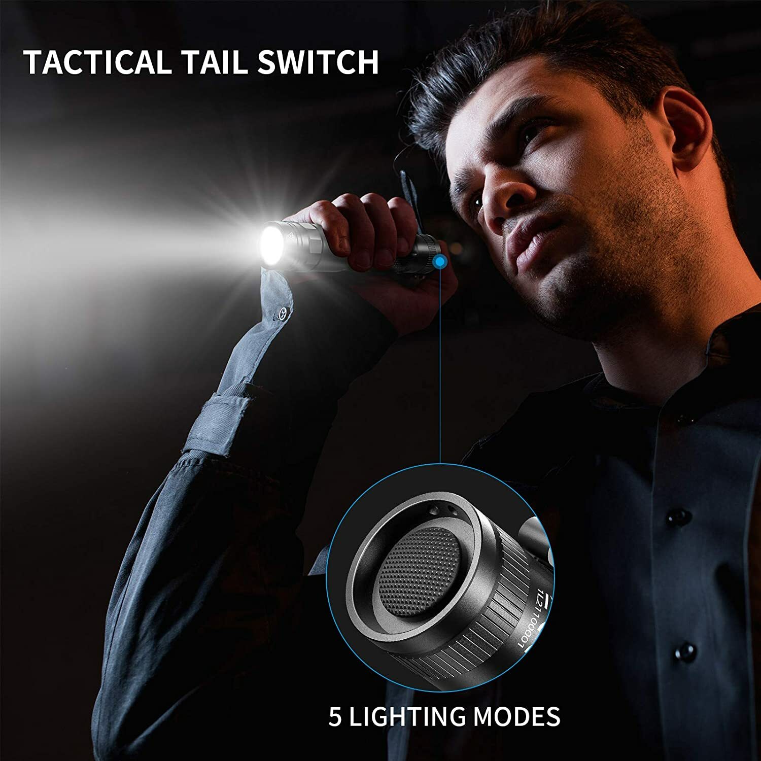 USB Rechargeable Compact and Powerful 1500 Lumens Flashlight