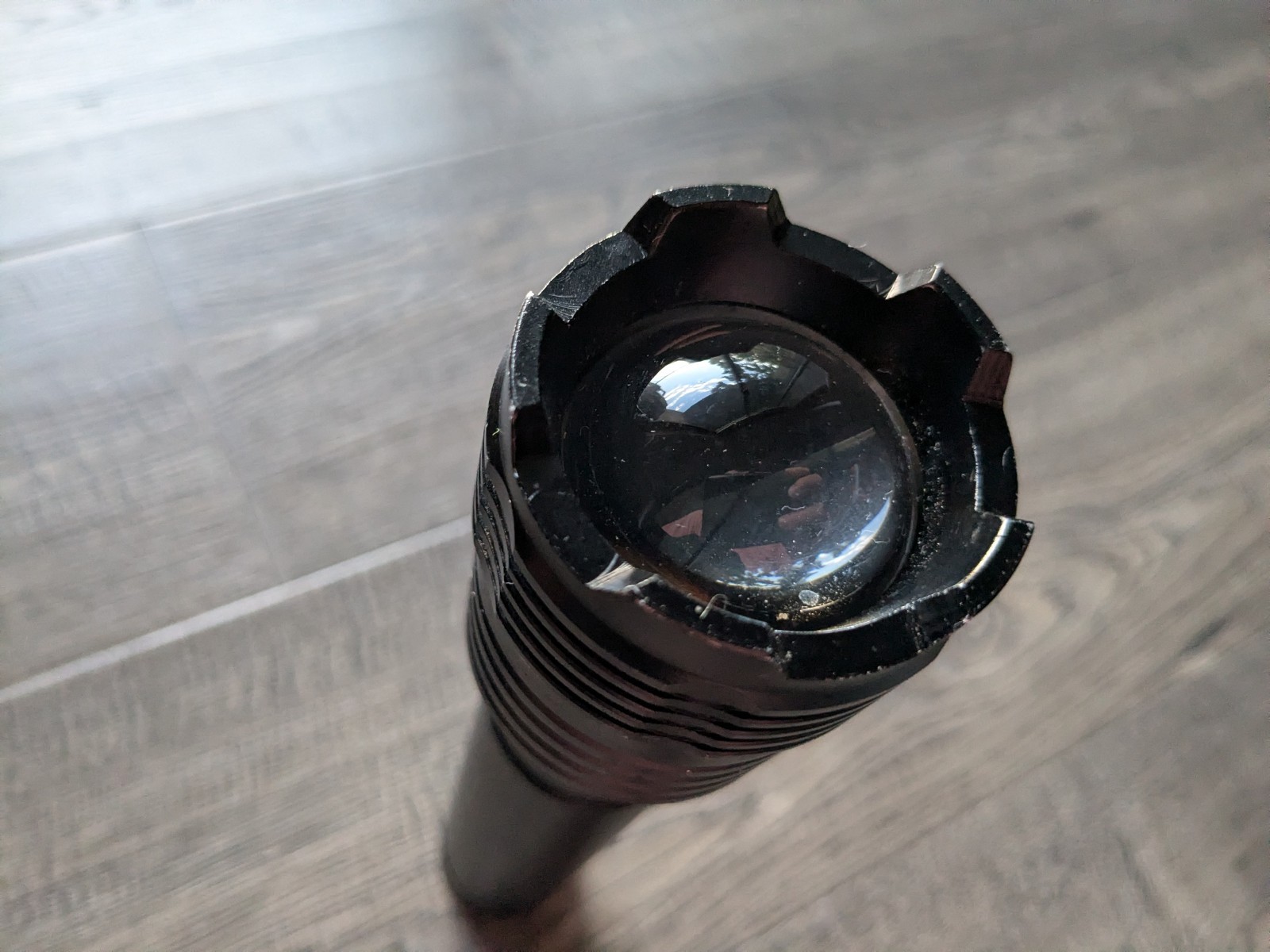 Powerful ILLUMIBRITE 9 AA Batterries Tactical Metal Black 9″ Flashlight