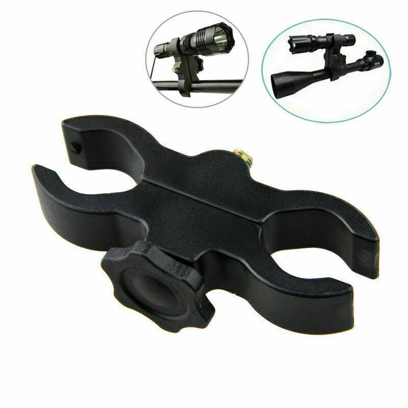 Red Green White LED Flashlight Torch Hunting Light with 2 Scope Mount 20mm Rail