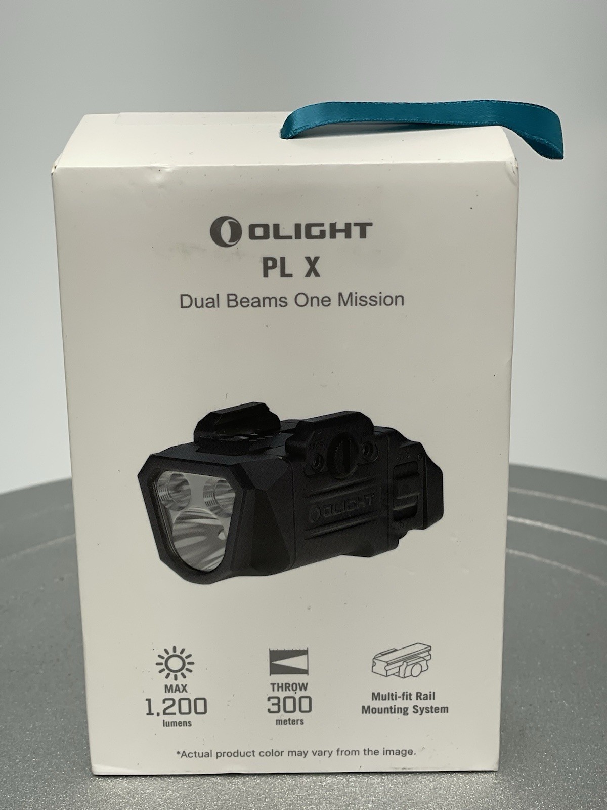 Olight PL X Tactical Light, Matte Black, 1200L, Dual Beams, Floodlight/Spotlight