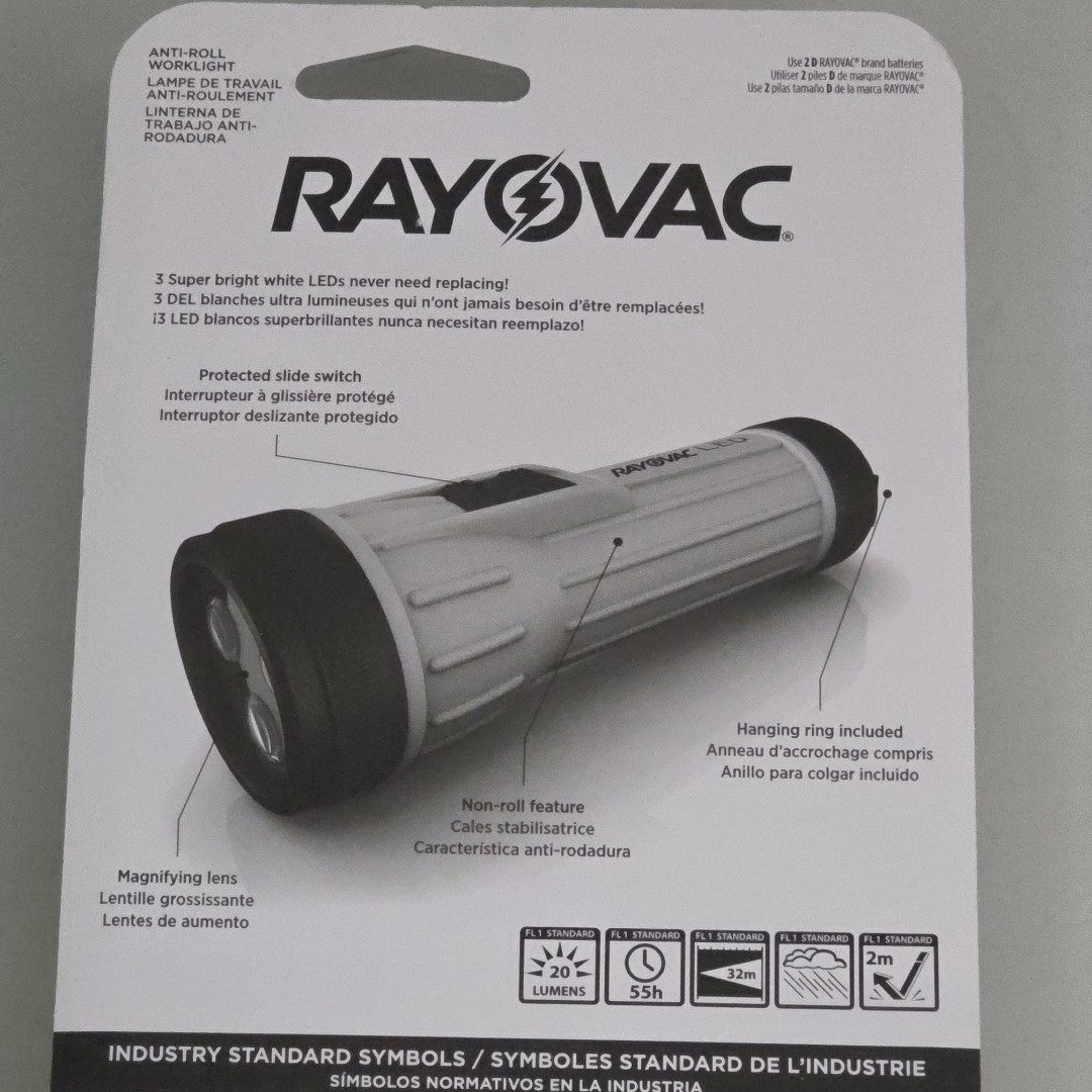 Rayovac Industrial 3 LED 2D Flashlight
