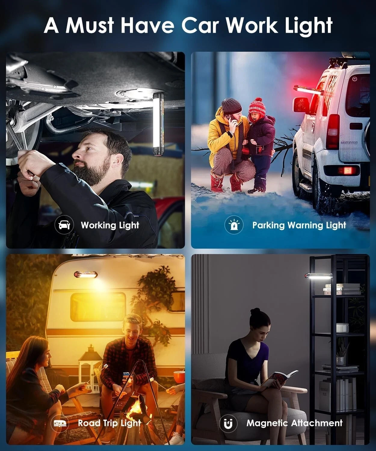 10050mAh Capacity Travel Light and Power Bank, Camping, Emergency Light