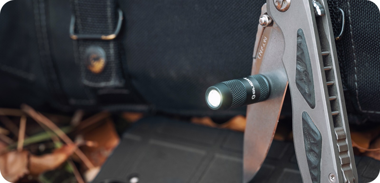 Olight imini 2 Dream Blue Rechargeable Mini Keychain EDC Flashlight, 50 Lumens