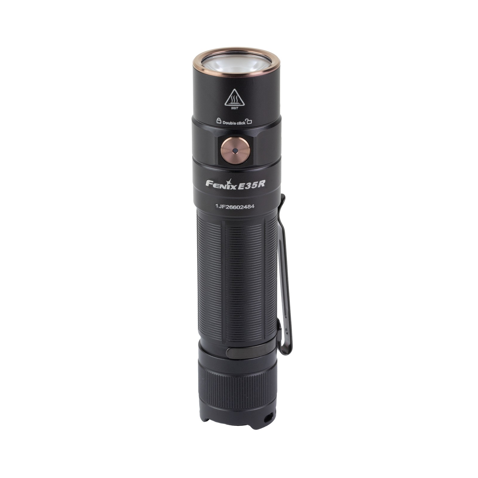 Fenix E35R EDC Rechargeable Flashlight 3100 Lumens USB-C 21700 Black