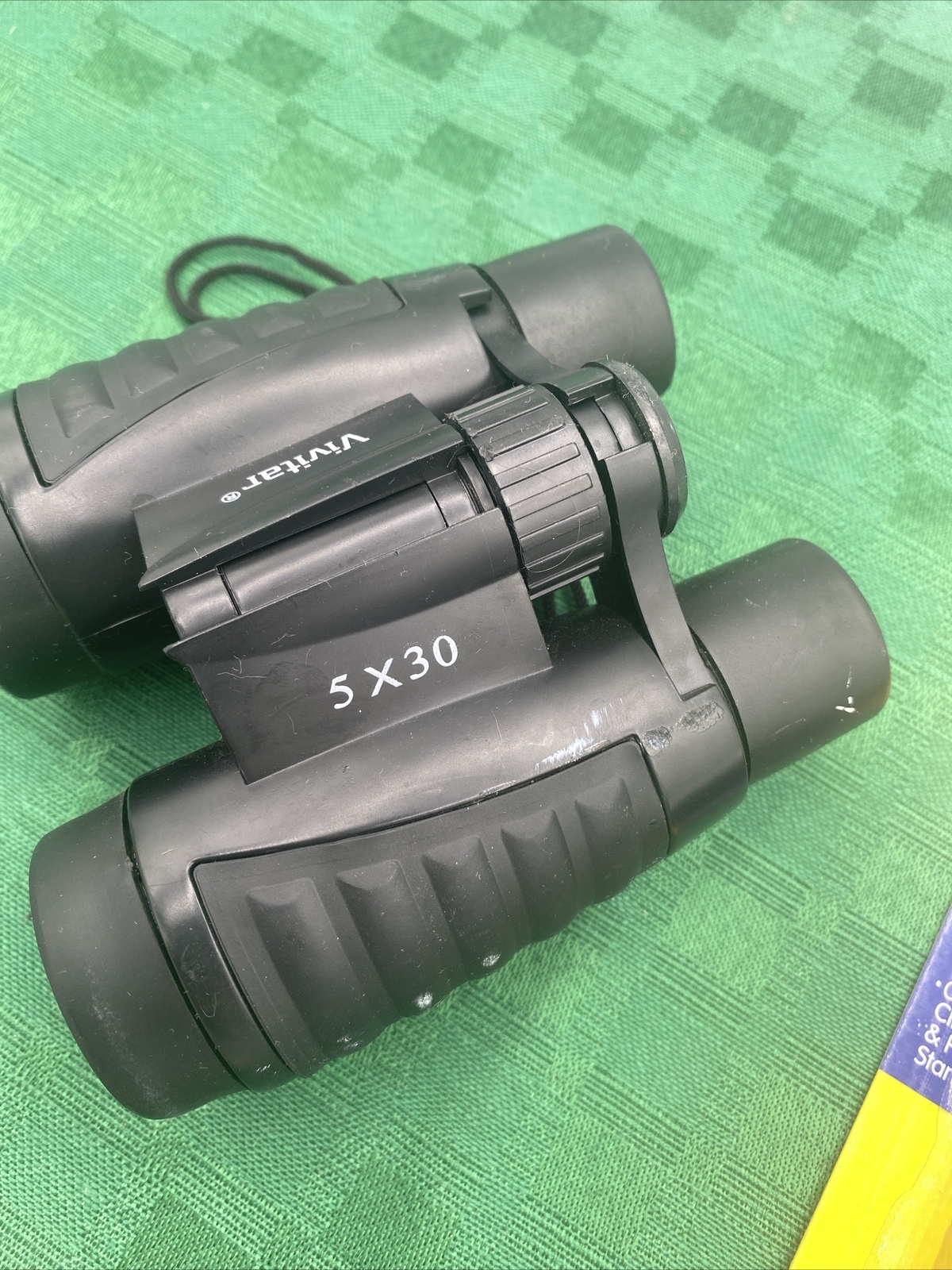 Lot Of 2 Camping Accessories -Vivitar 5X30 Binoculars & LED Camping Light