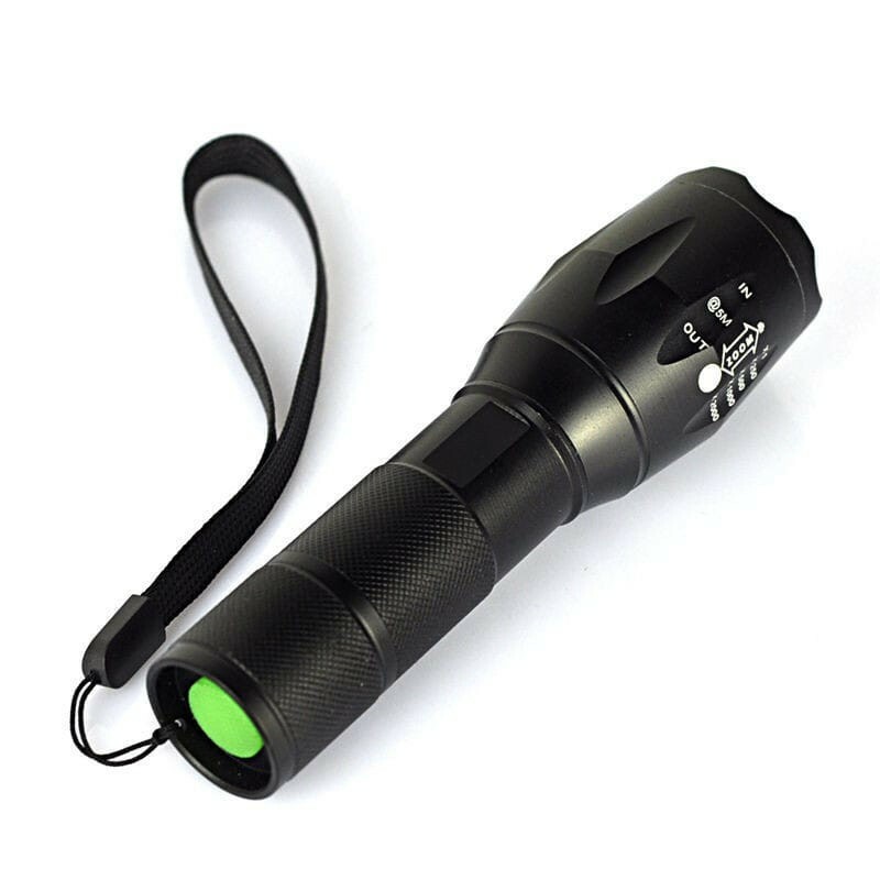 Mil Spec Flashlight LED Rechargeable Tactical Torch brite L G7K SOS Intovus