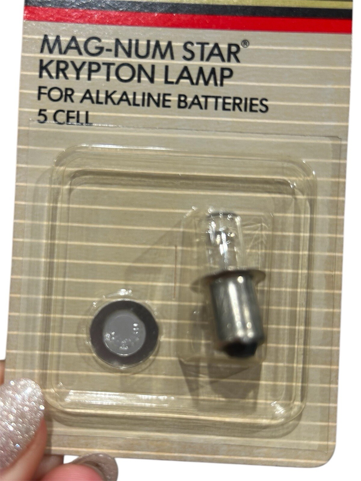Mag Lite MAG-NUM STAR KRYPTON LAMP FOR ALKALINE BATTERIES 5 CELL
