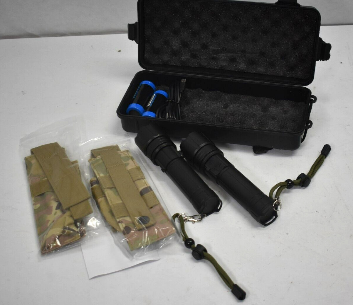Rechargeable LED Flashlights High Lumens 250000 Super Bright 20 Hours Runtime
