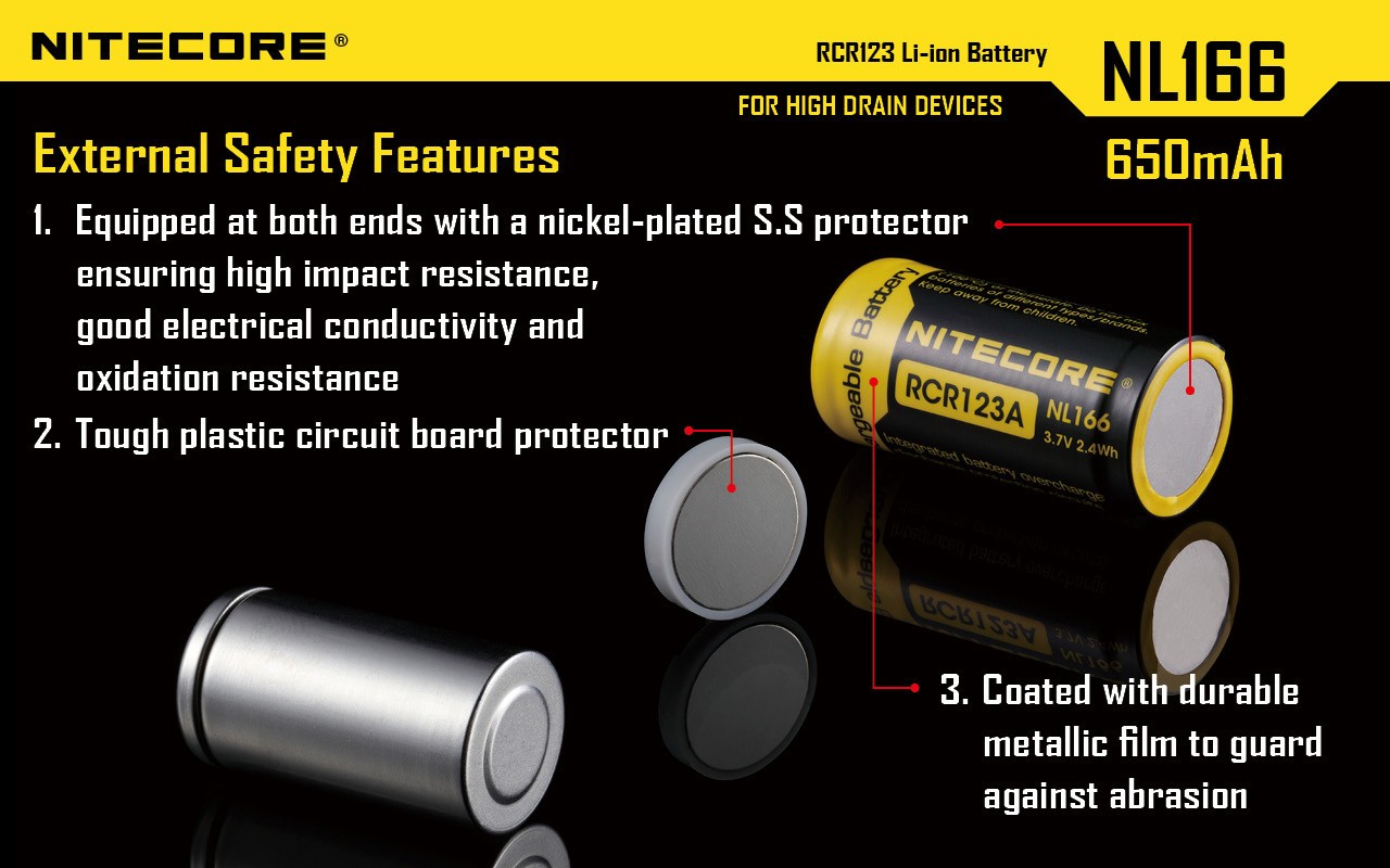 NiteCore NL166 – 1pcs