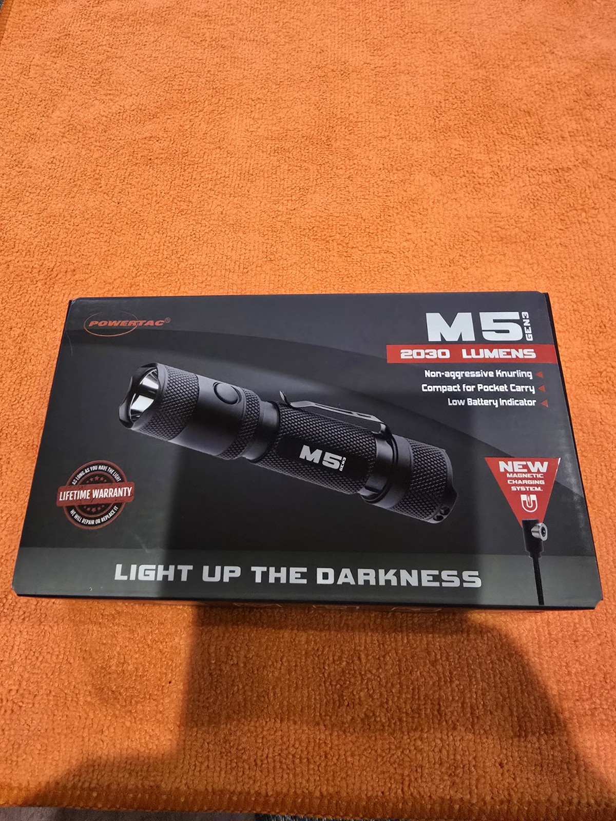 POWERTAC M5 GEN3 2030 LUMENS LIFETIME WARRANTY BRAND NEW SEALED ORIGINAL BOX