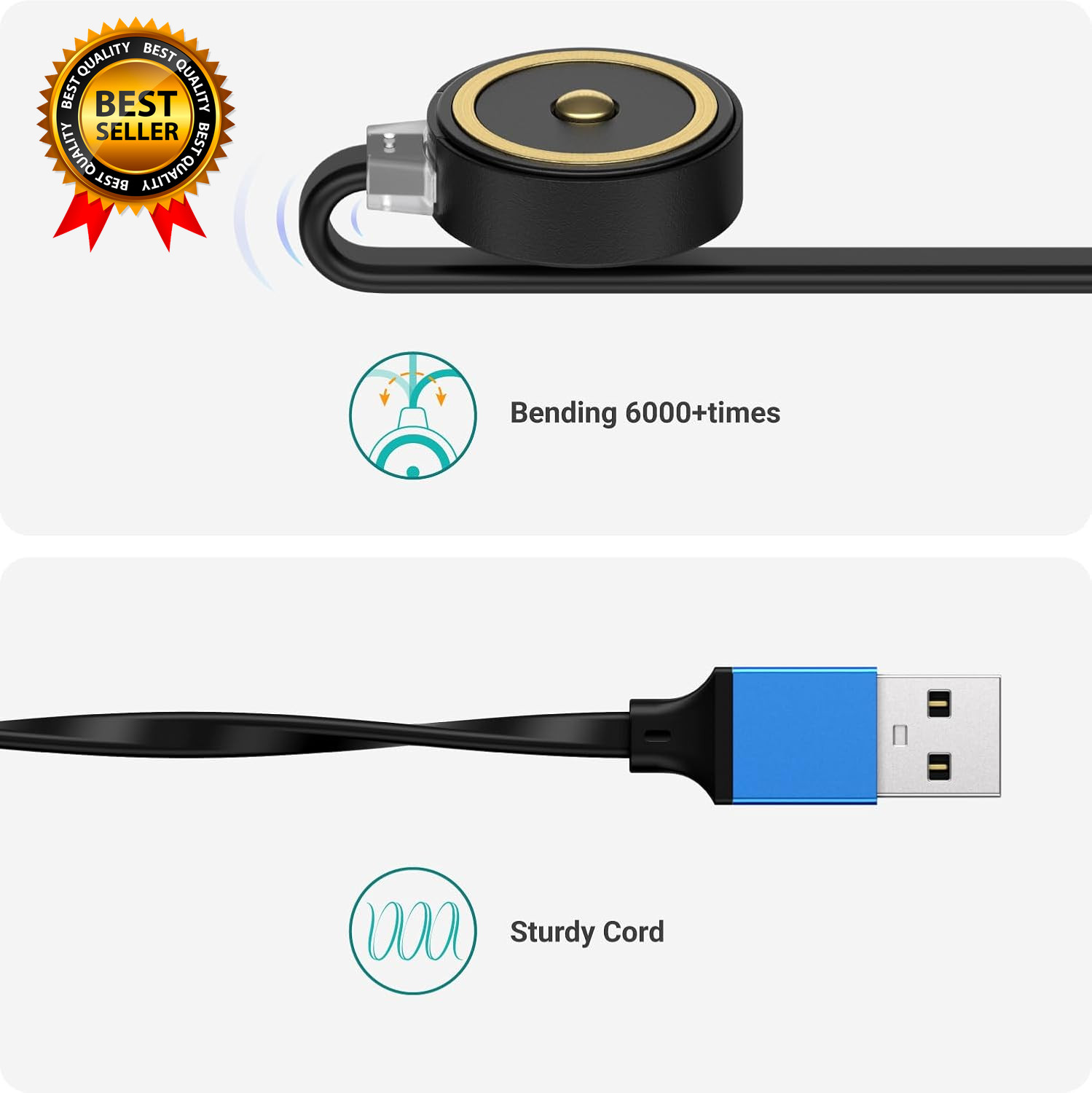 MCC S Magnetic Charging Cable Only Compatible with Olight Flashlight Baldr