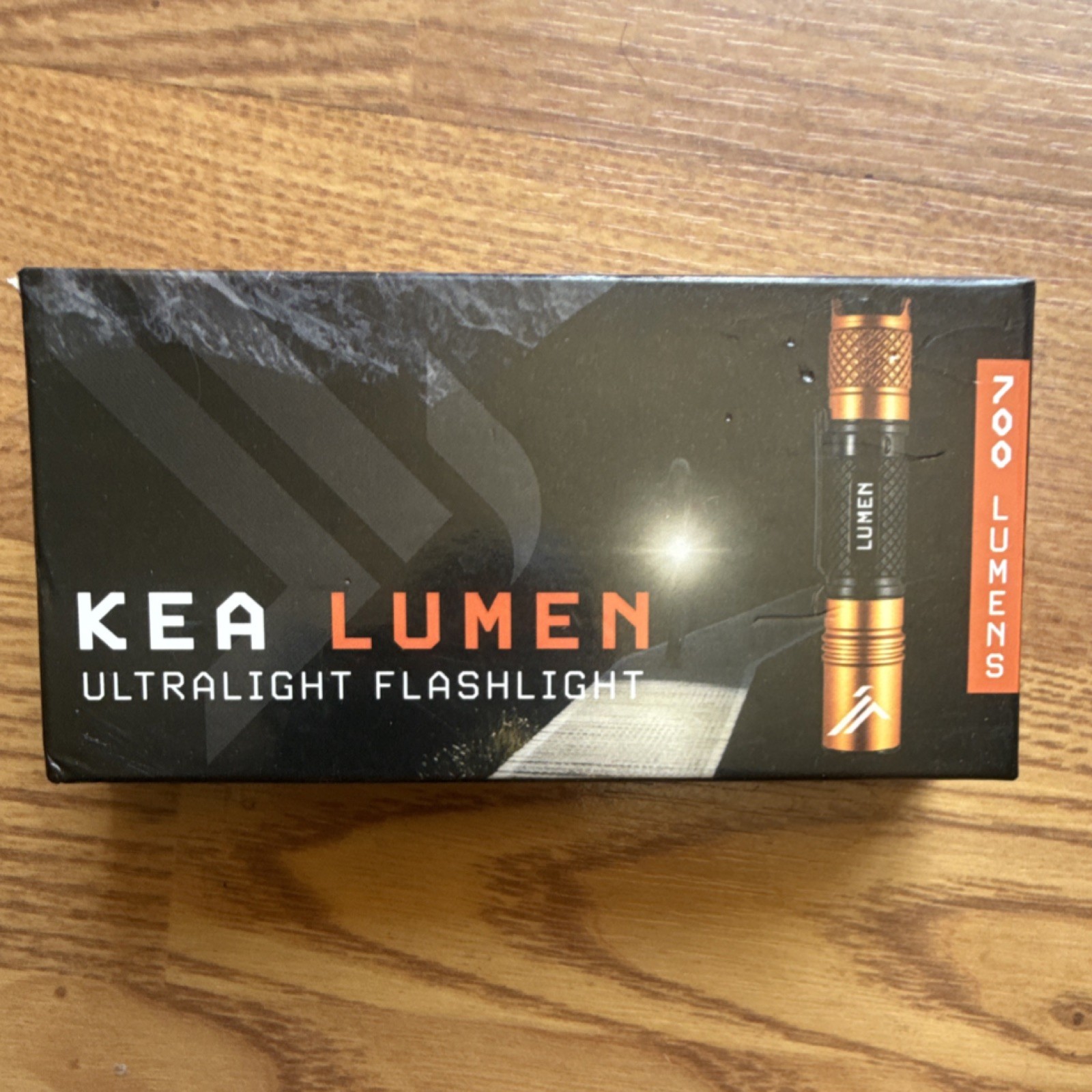 KEA Outdoors Lumen Ultralight 700 Lumens LED AA IPX8 Flashlight Black/Orange