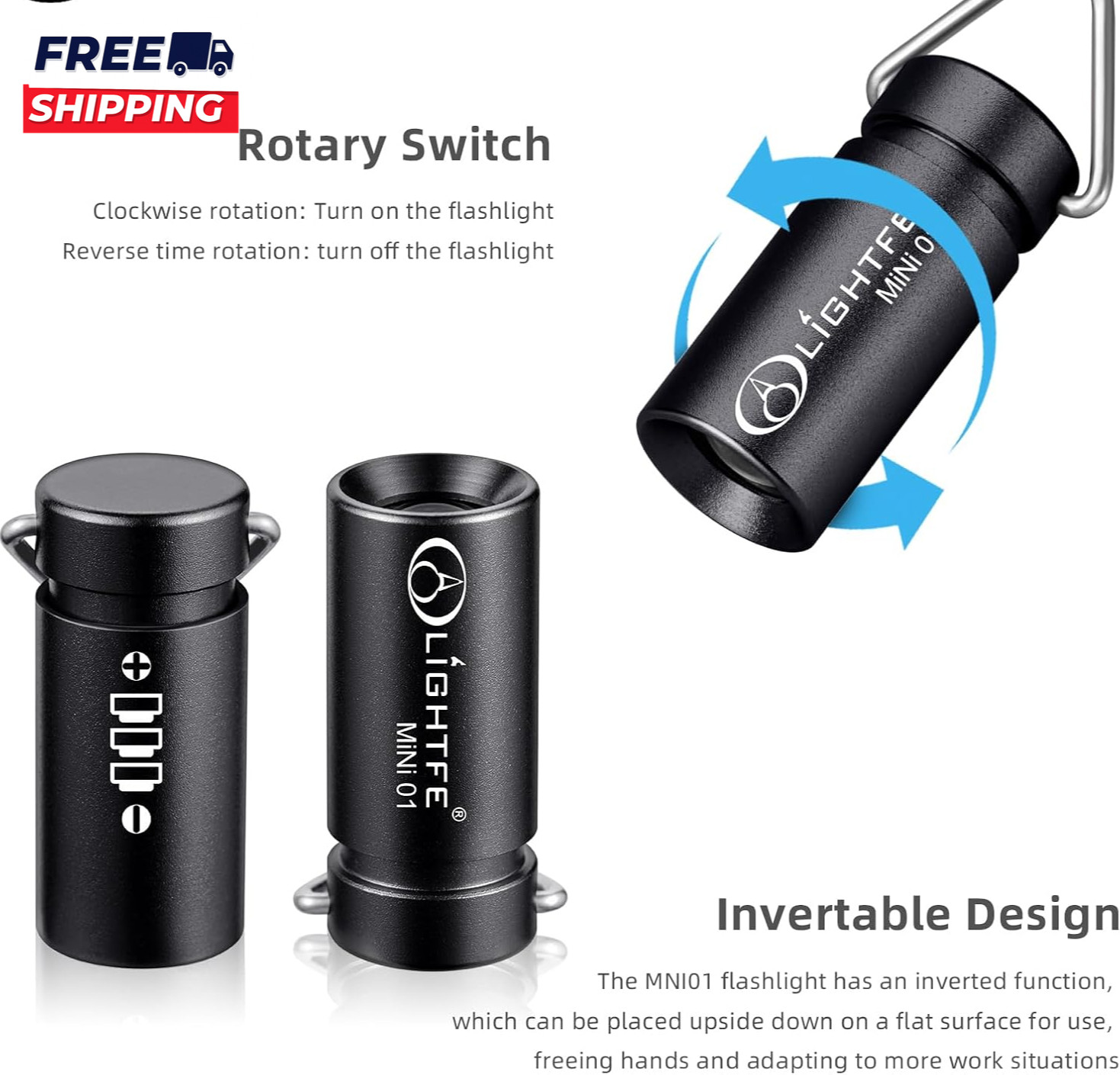 MINI01 Keychain Flashlight Mini Keychain Light Is Light Small and Bright (Mini01