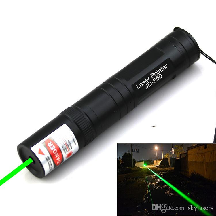 Mini 532nm Fixed Focus Green Laser Pointer Pen Visible Beam Flashlight+Batt