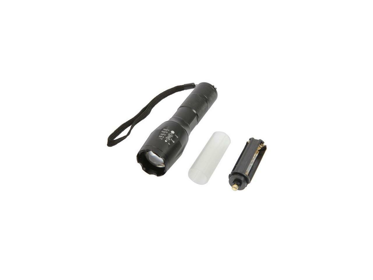 Tactical LED Flashlight Super Bright Light Water Resistant Outdoor Zoomable