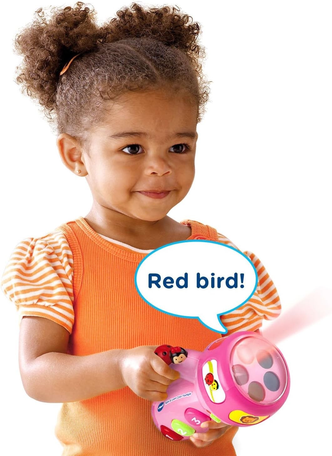 Interactive Pink Flashlight with 50+ Songs for Learning – Perfect for Toddlers
