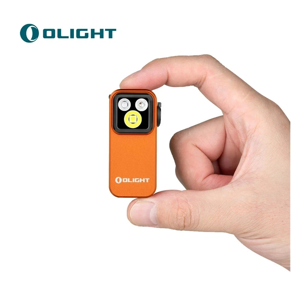 Olight Oclip Pro S 600LM Rechargeable EDC Clip Flashlight RGB UV USB-C