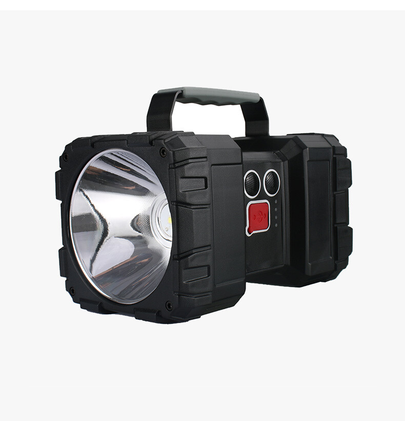 60W LED Rechargeable Double-Sided Portable Power Torch Super Bright Flashlight