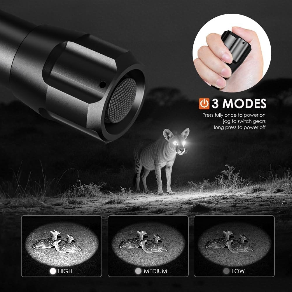 1503 850Nm IR Illuminator Flashlight Lights for Night Vision 50MM Lens Zoomable