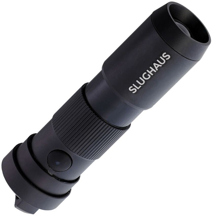 Slughaus Bullet 04 Light Black Rechargeable Magnetic Telescopic Zoom Wide Beams