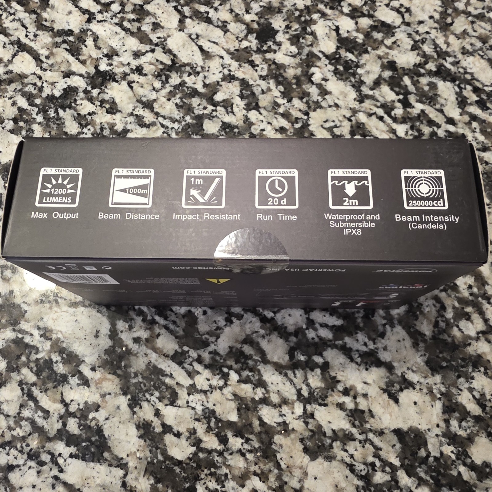 Powertac Huntsman XLT 1200 Flashlight Brand New