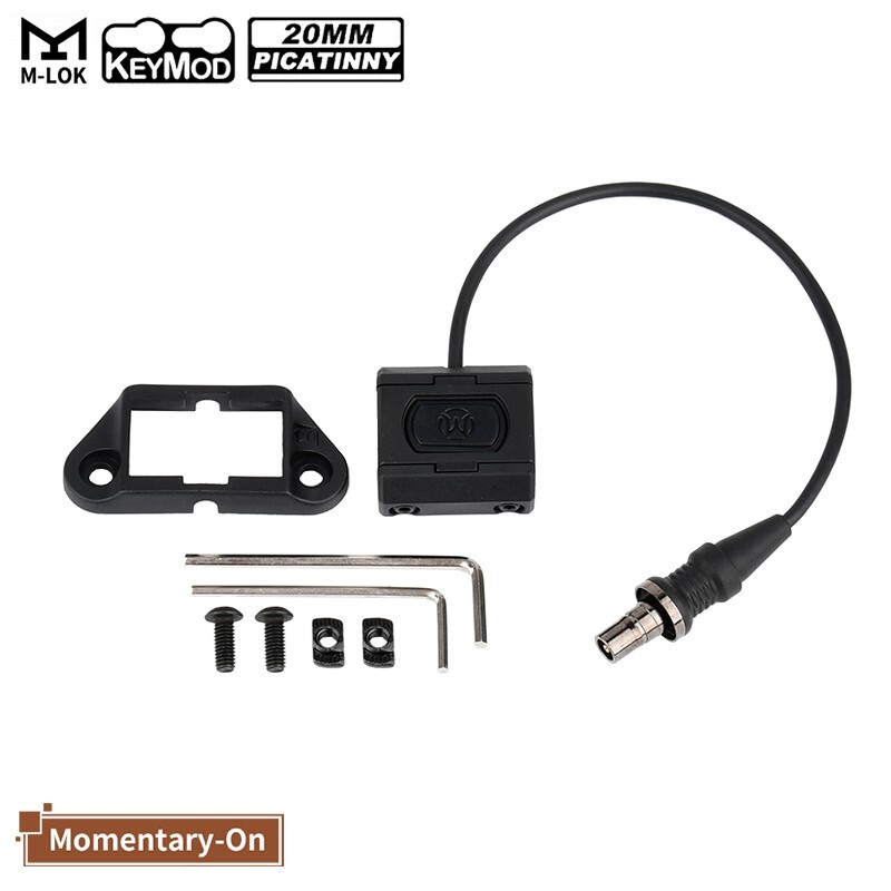 WADSN Tactical Surefir M600 M300 Airsoft Flashlight Light modbutton switch