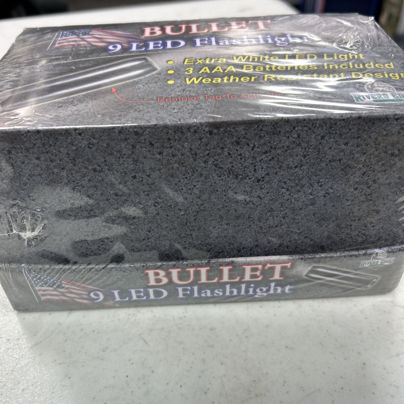 River Edge 9 Led Bullet Flashlights W Display Box “Resell”