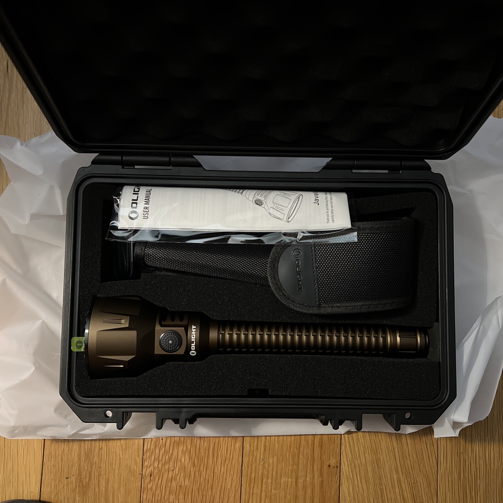 OLIGHT Javelot Turbo Tactical Light DESERT TAN Limited Edition Serial # 1258