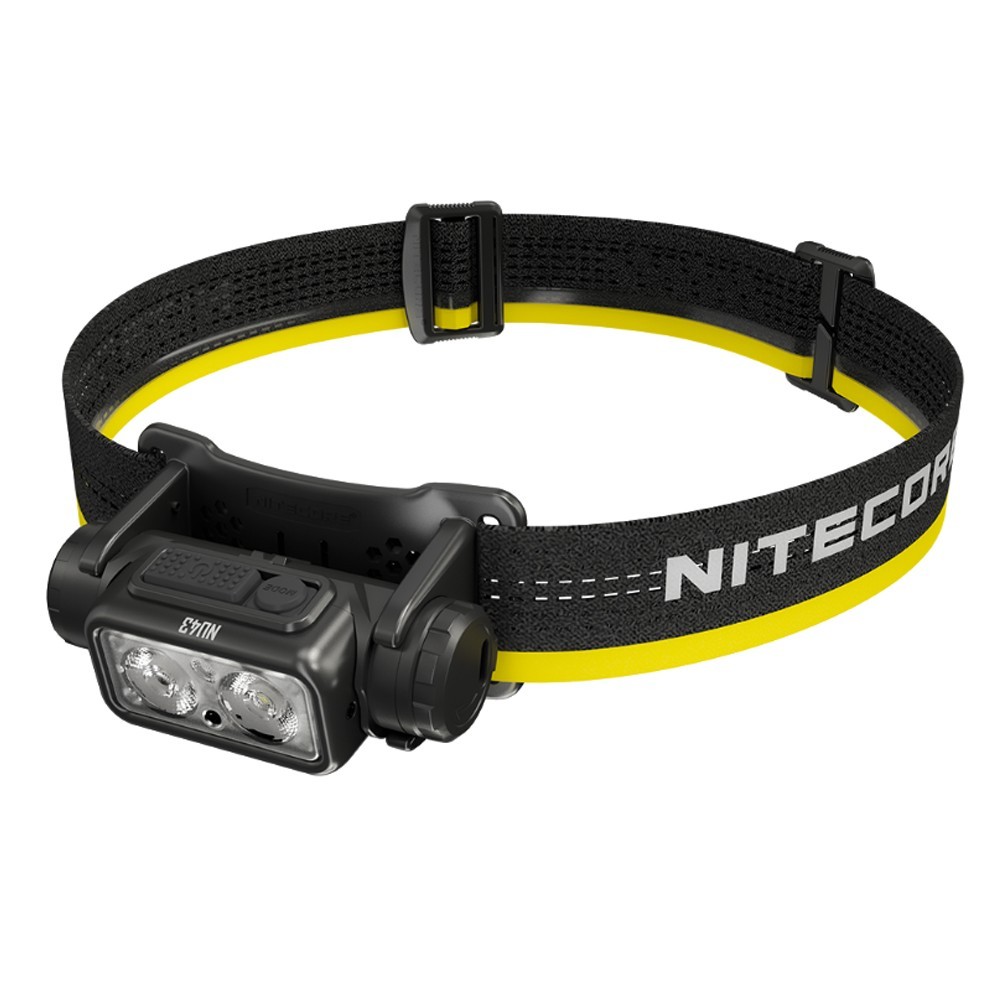 NITECORE NU43 Headlamp 1400LM LED Headlight Lightweight USB-C Rechargeable Light