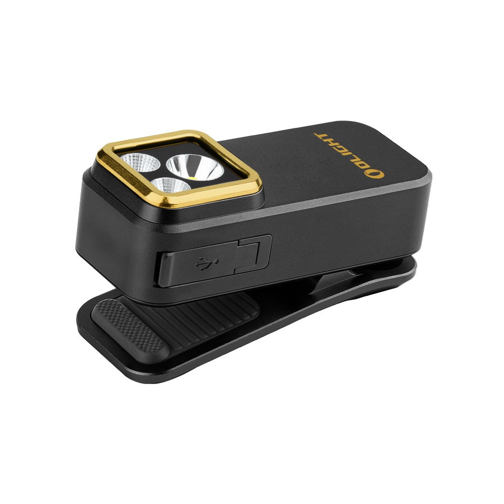 Olight Oclip Pro S Black Multifunctional Clip Light & Oclip Headlamp Strap