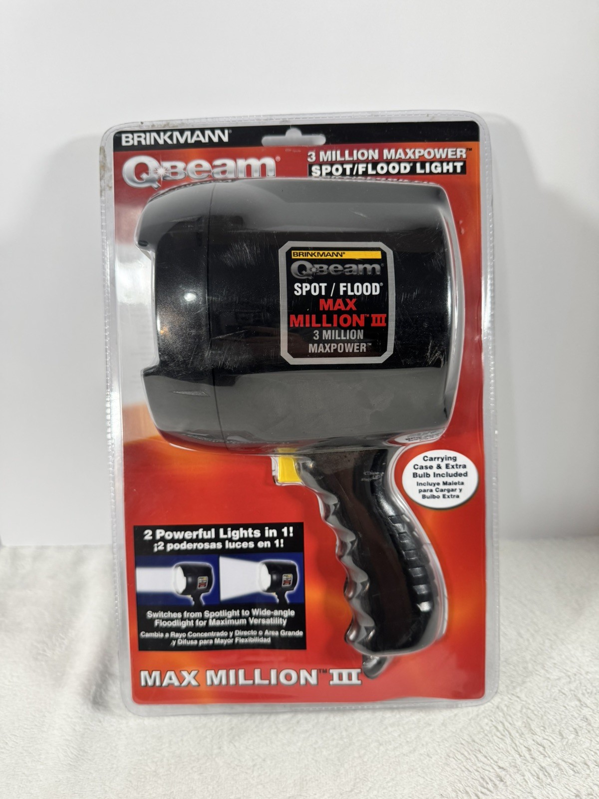 Brinkmann Q-Beam Max Million III Spotlight 12V DC Spot/Flood Light 1200 Lumens