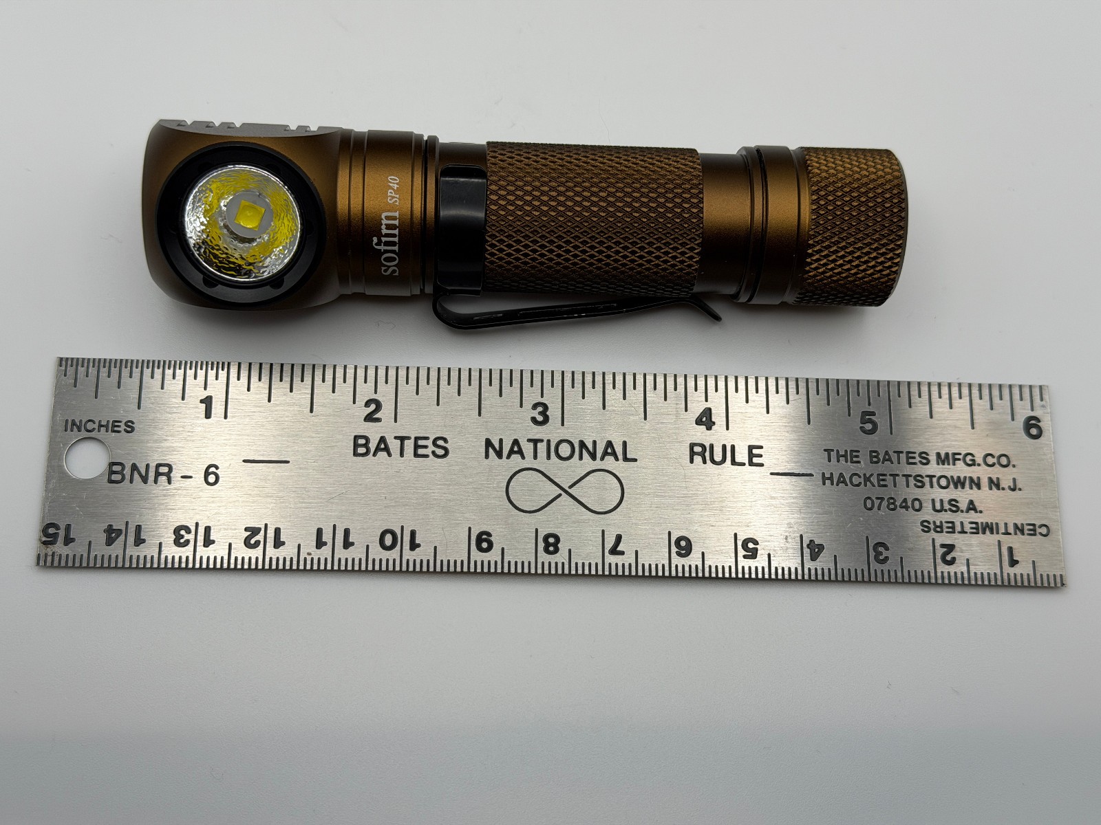 Sofirn SP40 1200 Lm Headlamp Flashlight Magnetic Endcap w/ 18650 & 18350 Li-ions