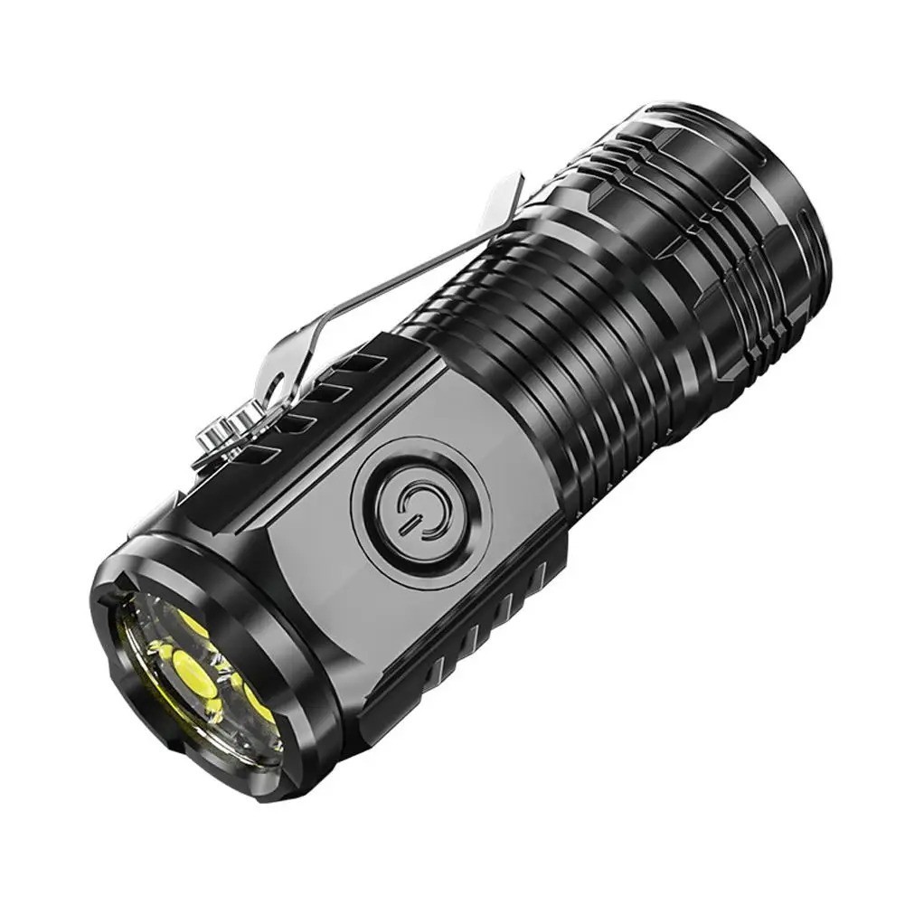 Ultra Bright LED Flashlight Rechargeable Torch Tactical USB Lantern Light