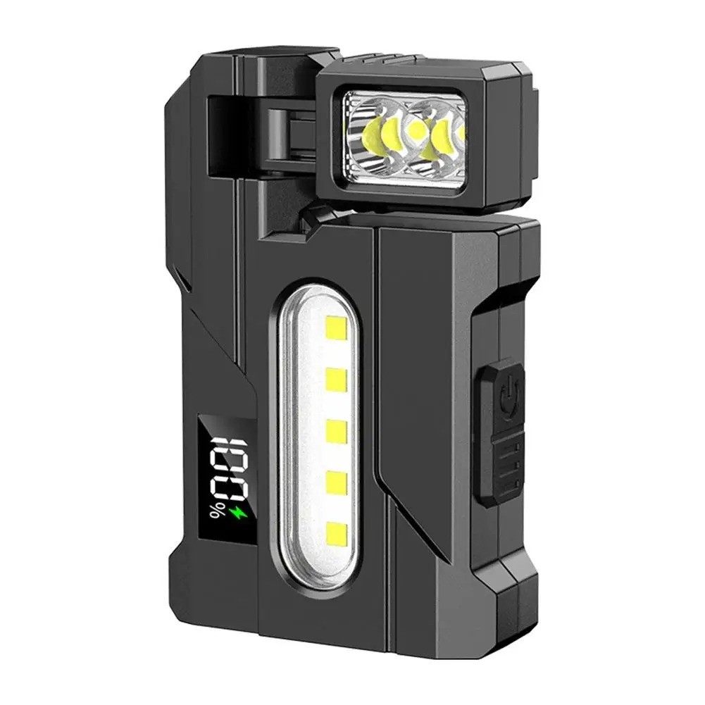 1-3x G5 Rechargeable EDC Flashlight Powerful RGB Flashights 400 Lumens Portable
