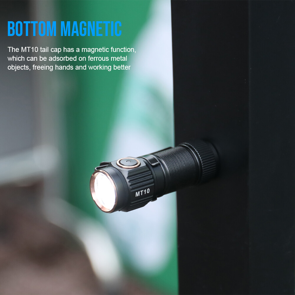 TrustFire MT10 EDC Pocket Flashlight 1000LM Type-C Quick Charging LED MINI Torch