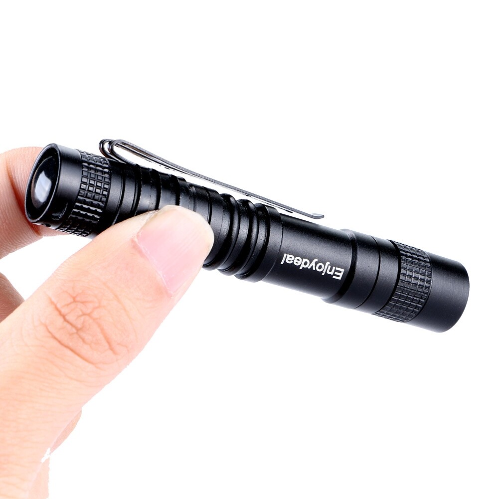 5/10/20 LED 1000 Lumens Mini Penlight Flashlight Torch Pocket Pen Light Clip USA