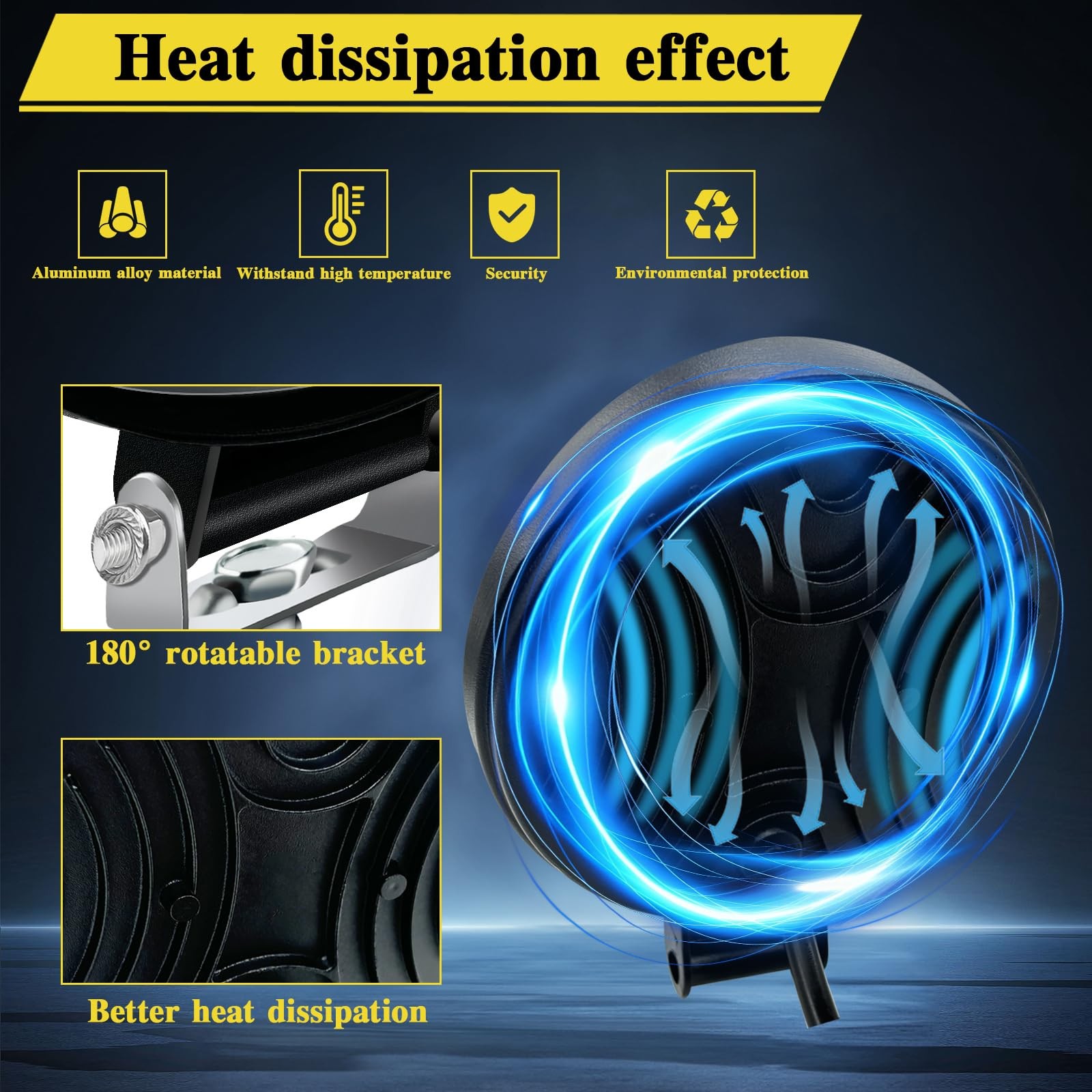 42W Led Work Lights for Truck, 4.5Inch Led Light Pods,12V 24V Round Lights Of…